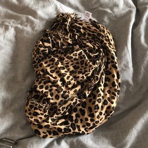 Sole Society Leopard Scarf